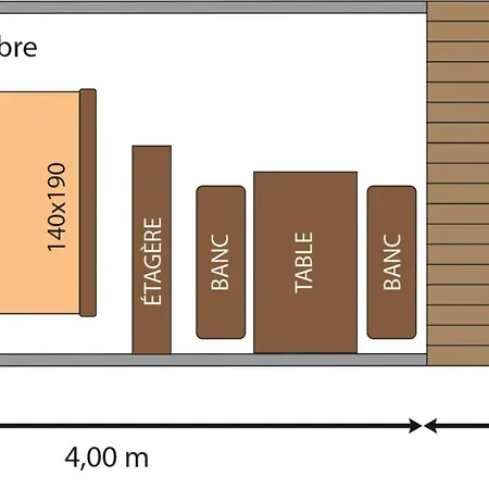 Campsite Caravane Tente 2 Places *